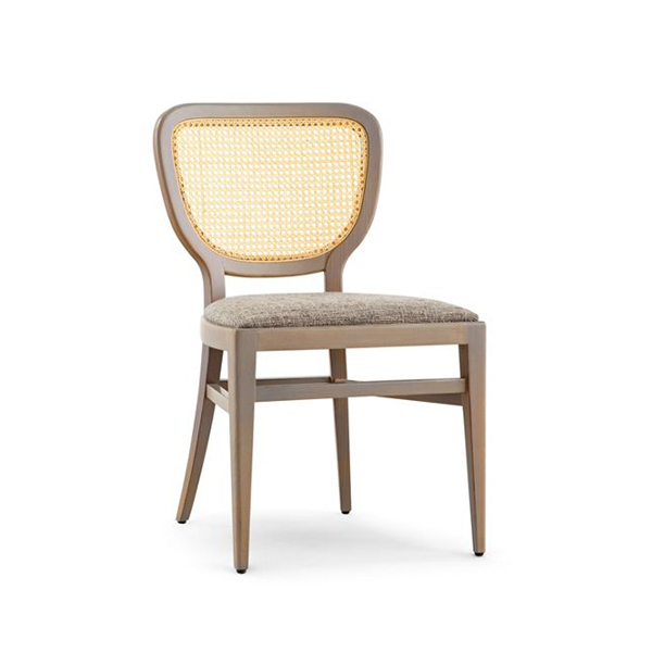 Light accent chair, custom upholstered hotel villa furniture by MUGO