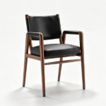 Wood Arm Dining Chair