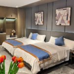 Westin style five‑star hotel guestroom custom bedroom furniture set